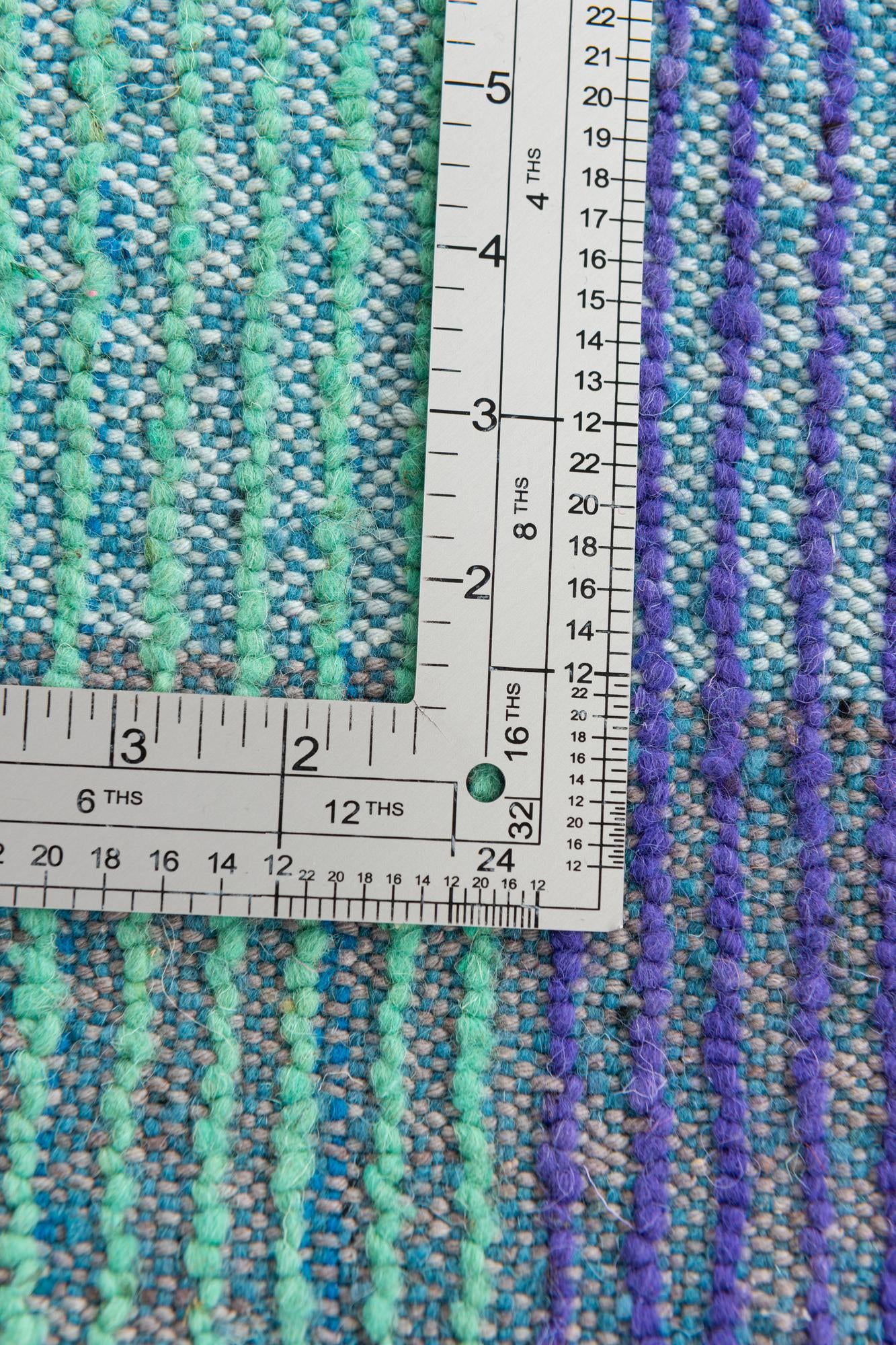 6' 10 x 9' 7 Hand Knotted Moroccan Wool Rug