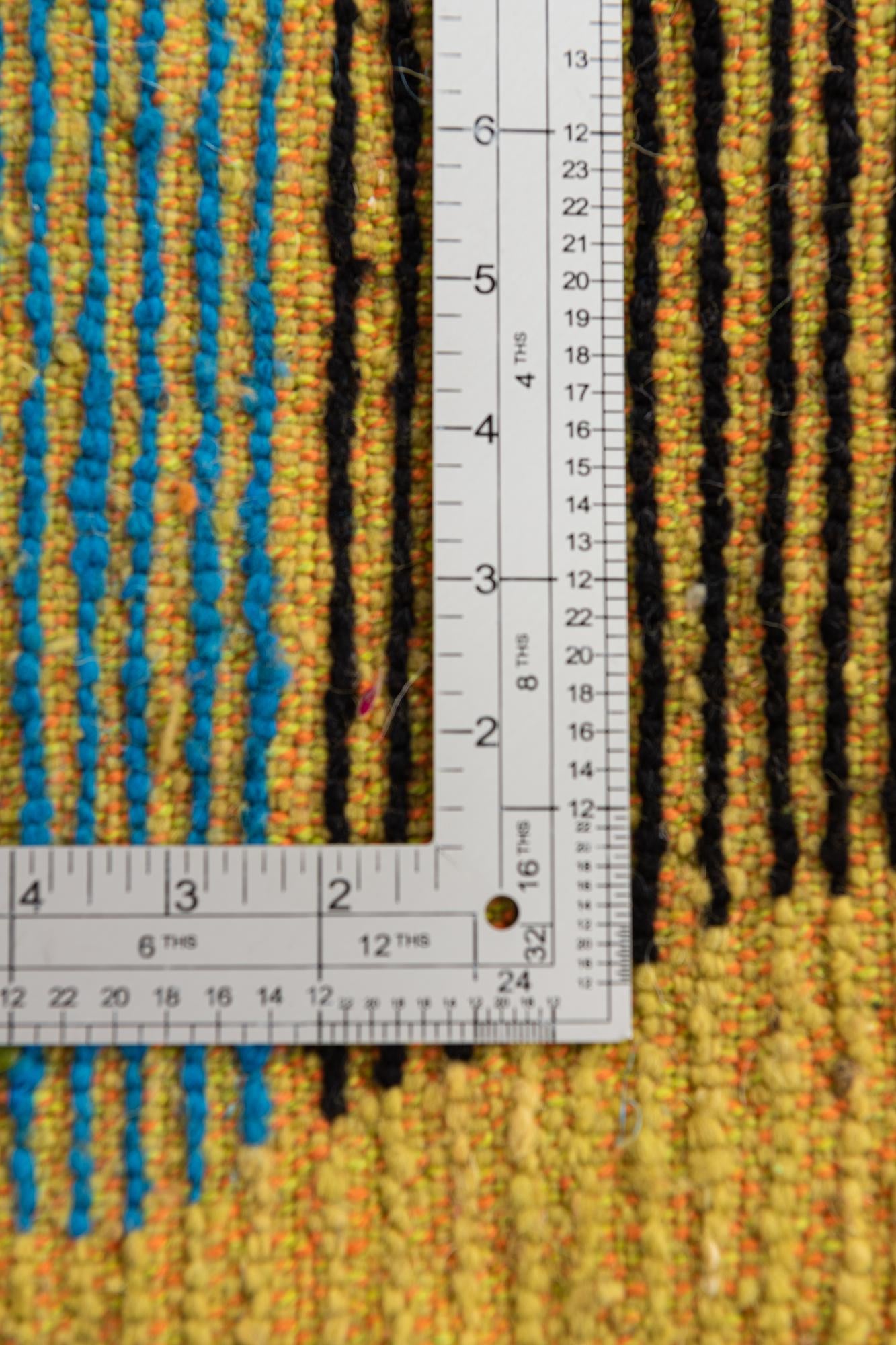 6' 8 x 9' 6 Hand Knotted Moroccan Wool Rug