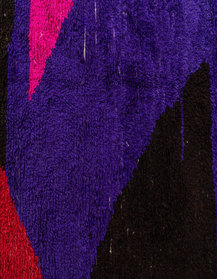 Detail image of 5' 4 x 7' 6  Hand Knotted Moroccan Wool Rug