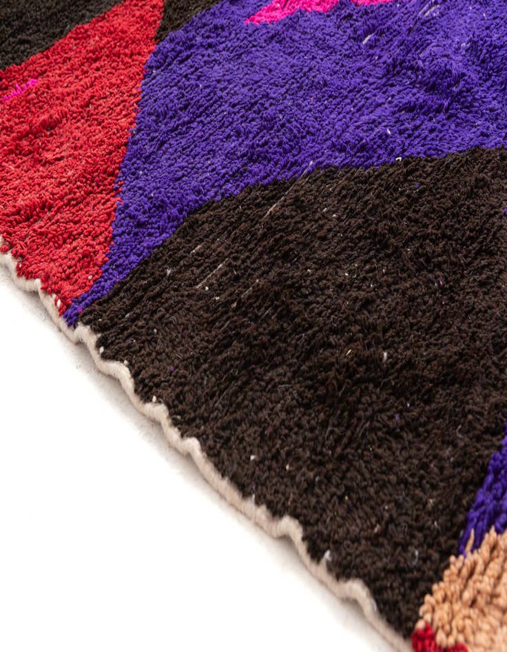 Detail image of 5' 4 x 7' 6  Hand Knotted Moroccan Wool Rug