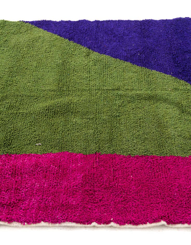 Detail image of 5' 2 x 7' 3 Hand Knotted Moroccan Wool Rug