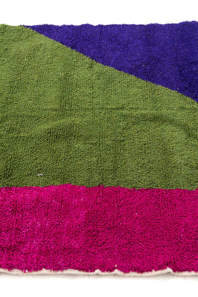 Detail image of 5' 2 x 7' 3 Hand Knotted Moroccan Wool Rug