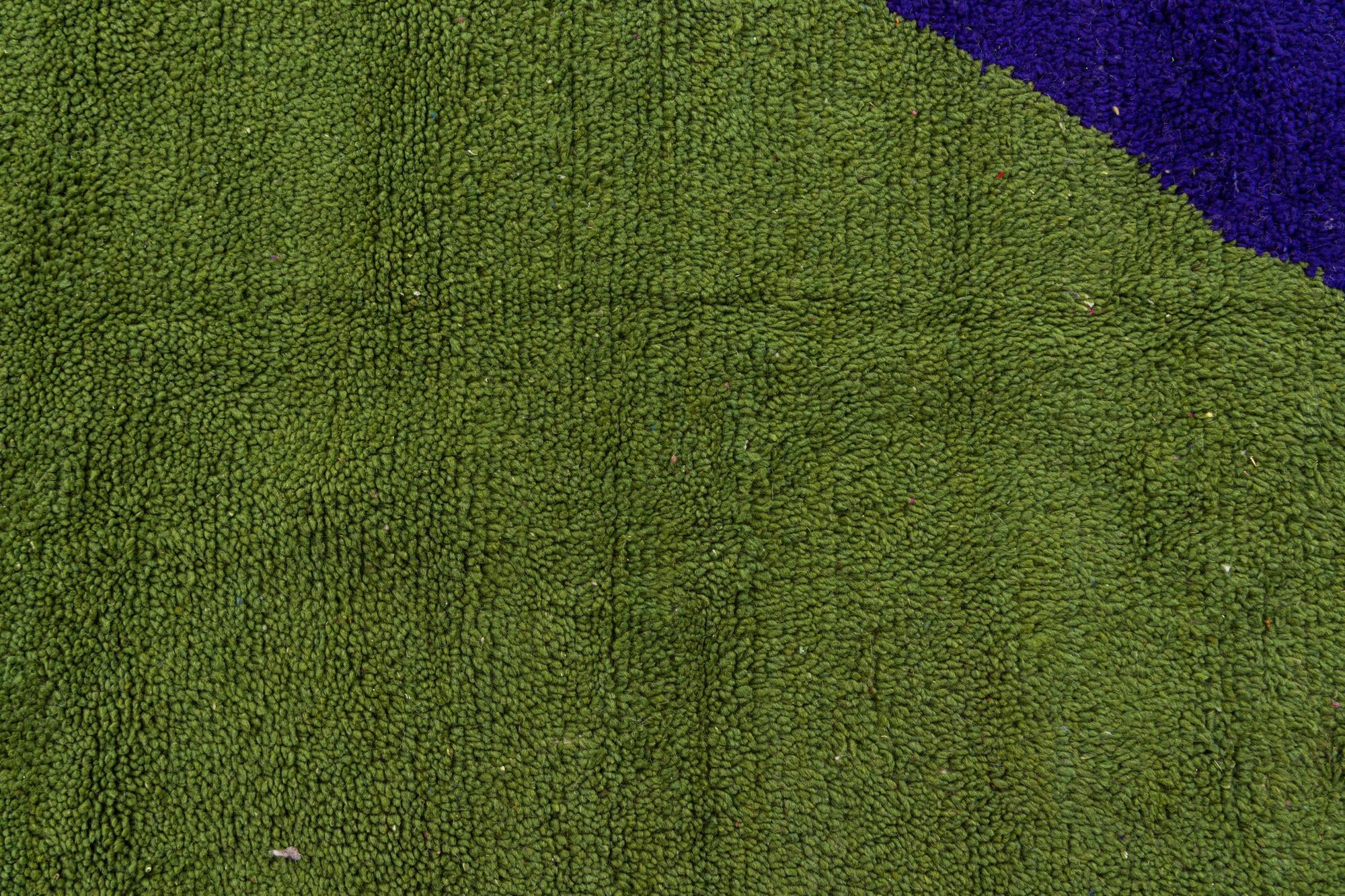 5' 2 x 7' 3 Hand Knotted Moroccan Wool Rug