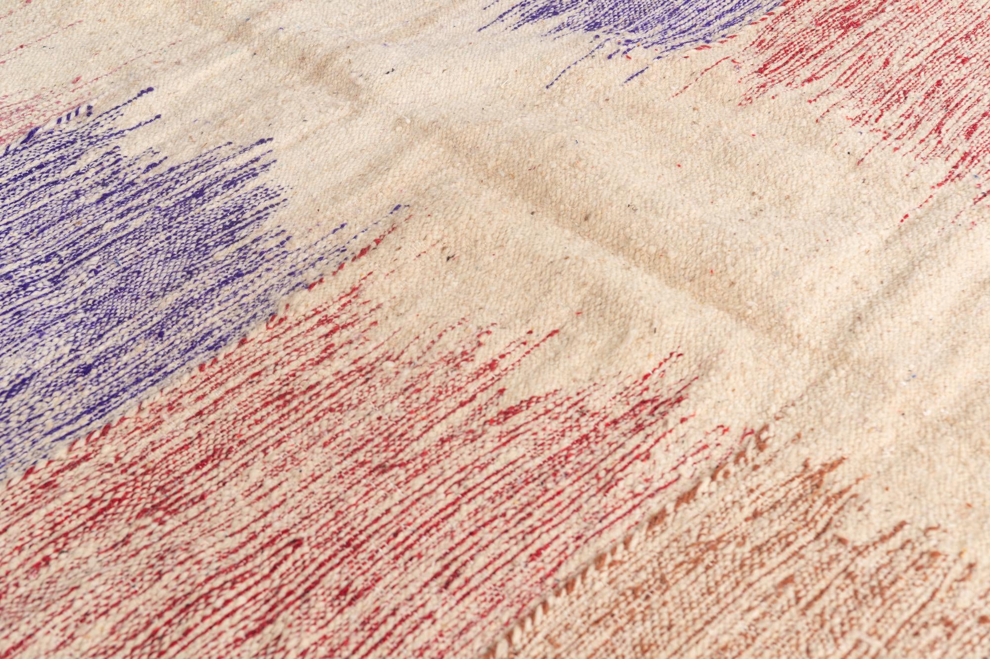 6' 4 x 9' 4 Hand Knotted Moroccan Wool Rug