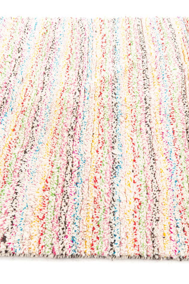 Detail image of 4' 8 x 7' 10 Hand Knotted Moroccan Wool Rug