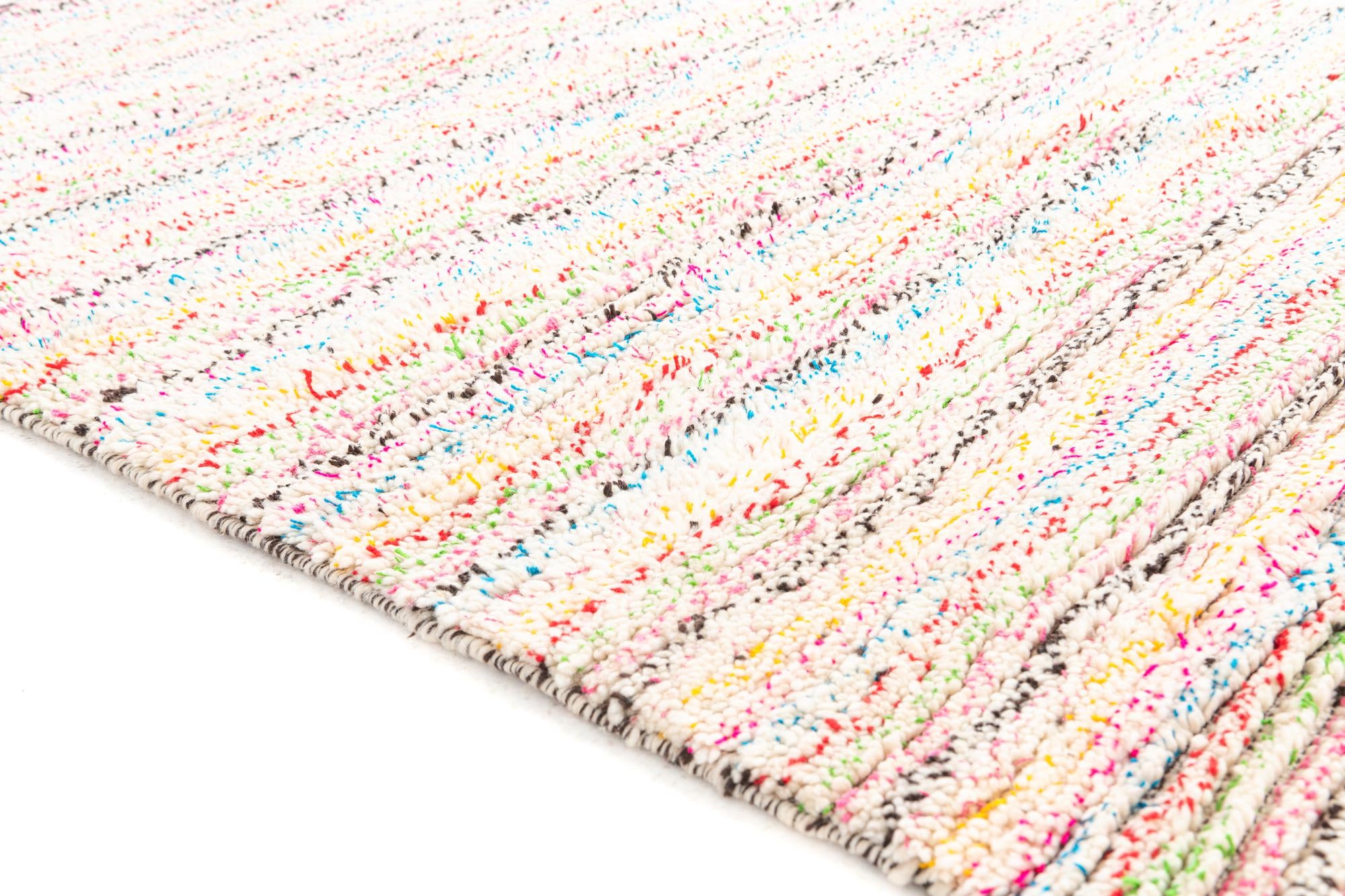4' 8 x 7' 10 Hand Knotted Moroccan Wool Rug
