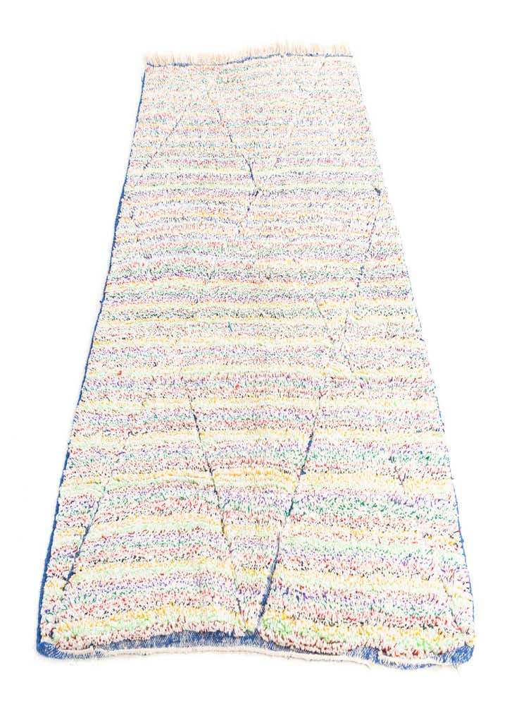 5' 4 x 8' Hand Knotted Moroccan Wool Rug