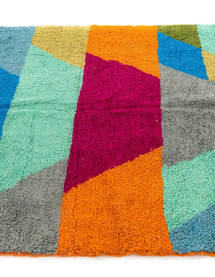 Detail image of 5' 5 x 7' 10  Hand Knotted Moroccan Wool Rug