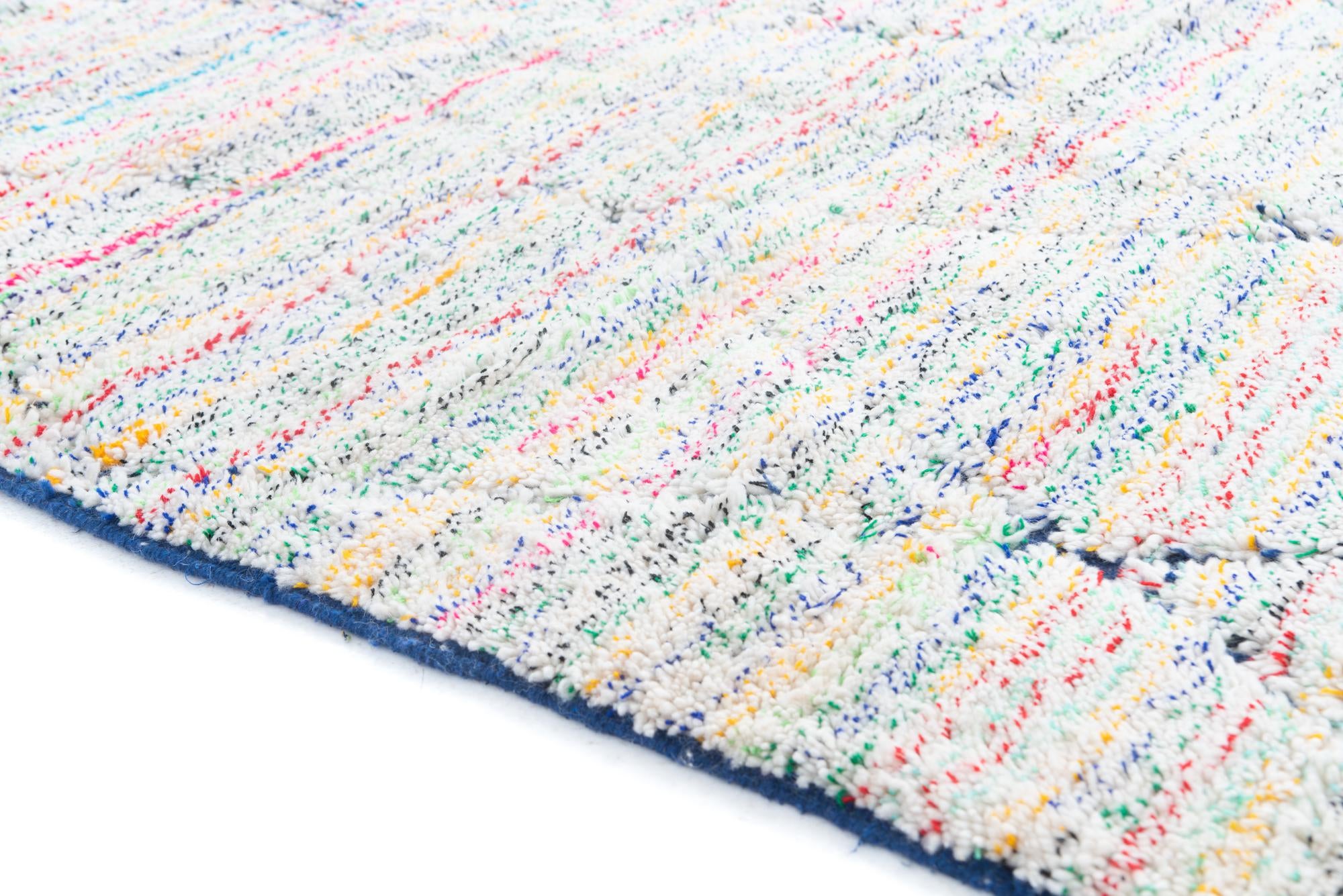 5' x 8' 5 Hand Knotted Moroccan Wool Rug