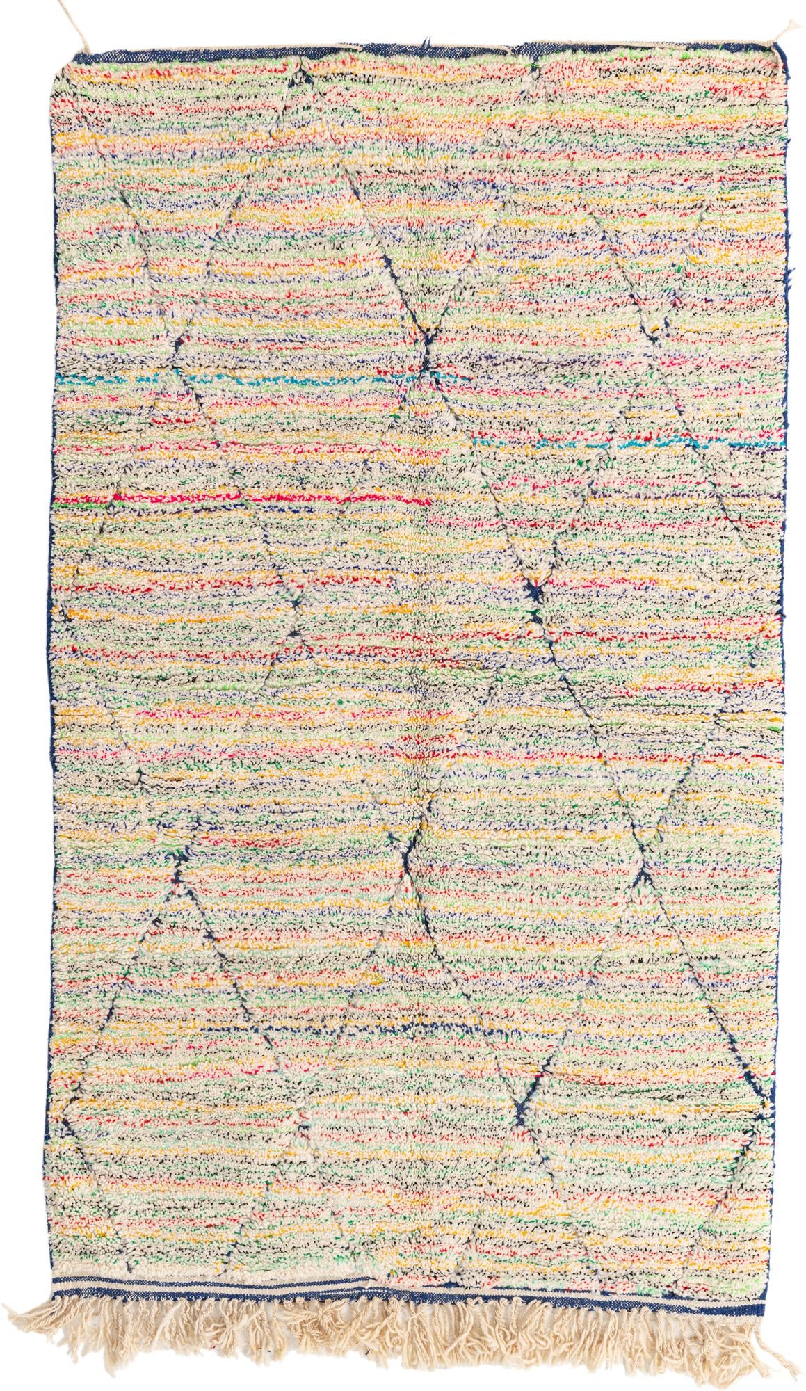 5' x 8' 5 Hand Knotted Moroccan Wool Rug