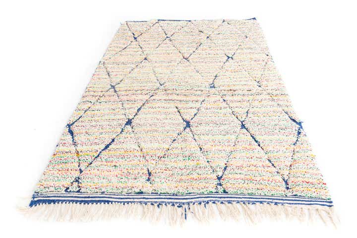 5' 2 x 8' Hand Knotted Moroccan Wool Rug