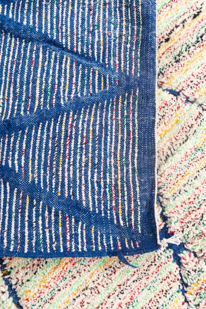 5' 2 x 8' Hand Knotted Moroccan Wool Rug