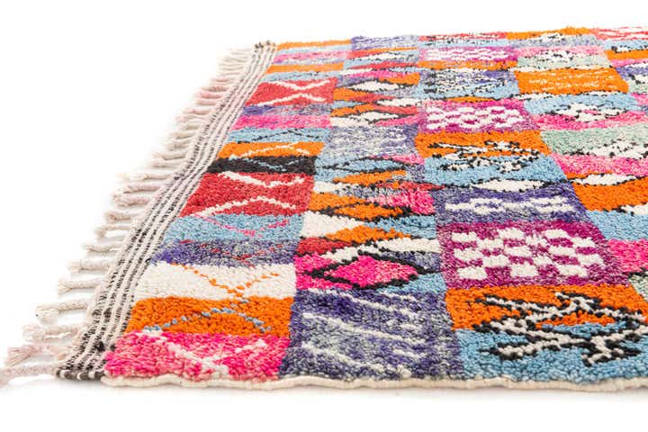 5' 8 x 8' 4 Hand Knotted Moroccan Wool Rug