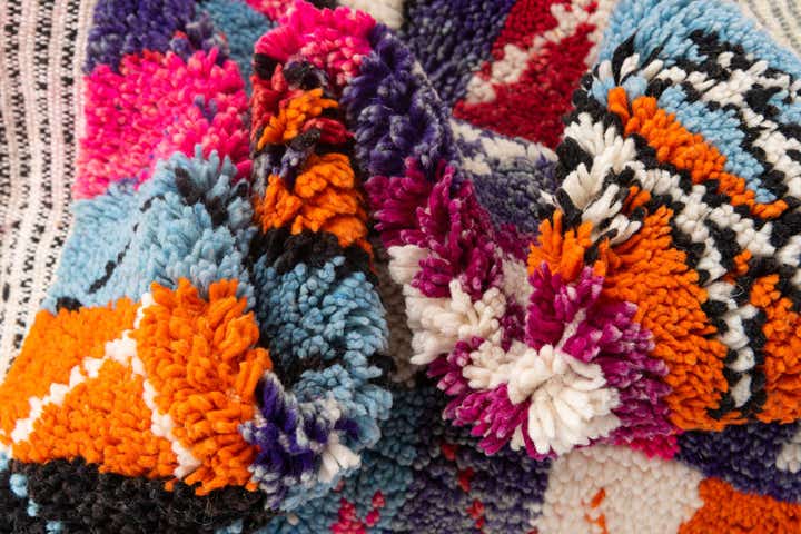 5' 8 x 8' 4 Hand Knotted Moroccan Wool Rug