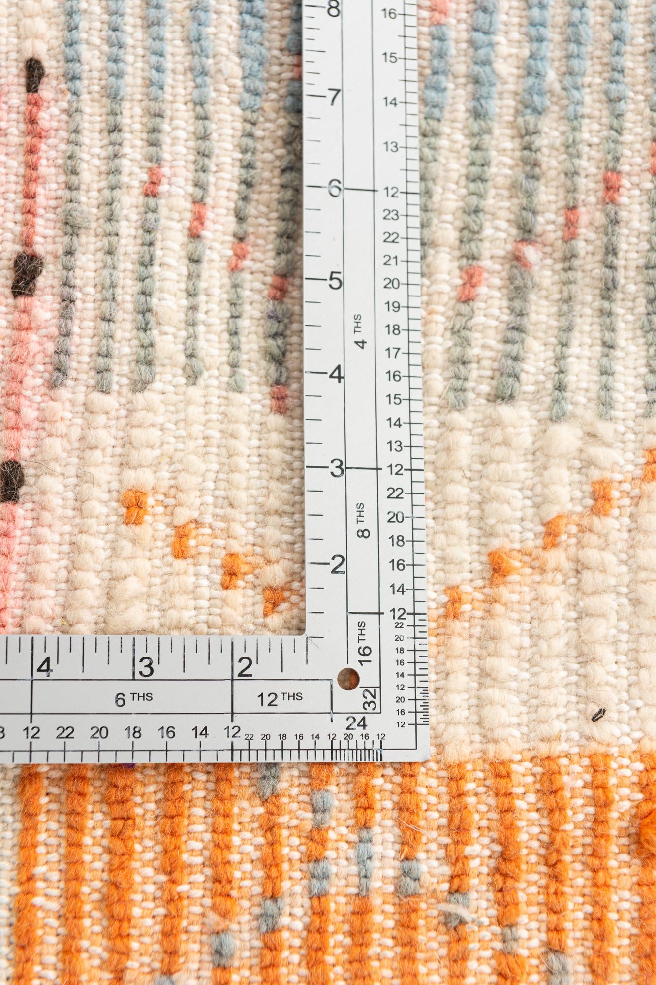 5' 8 x 8' 4 Hand Knotted Moroccan Wool Rug