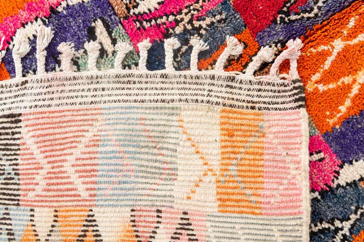 5' 8 x 8' 4 Hand Knotted Moroccan Wool Rug