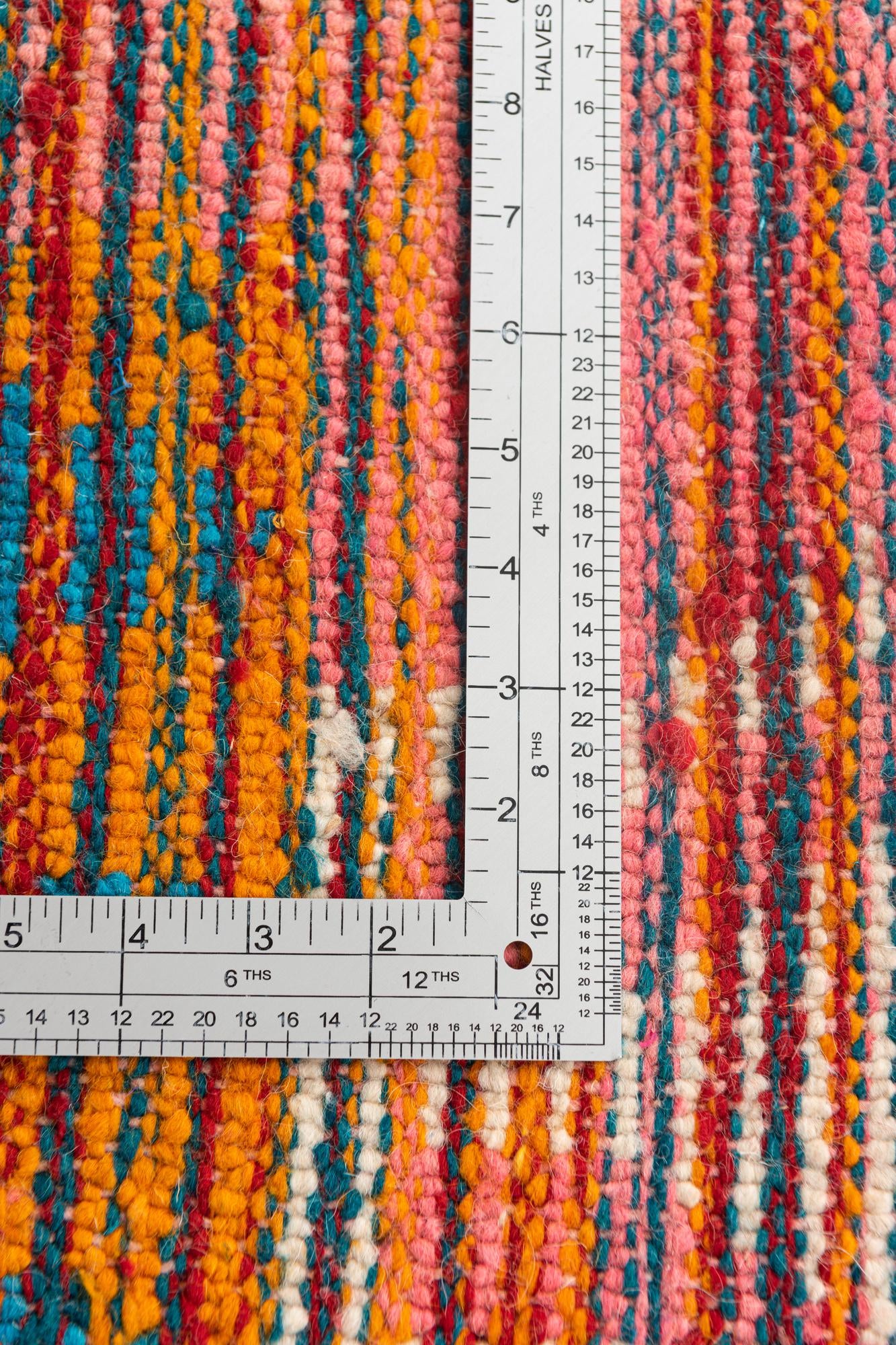4' 10 x 8' 6 Hand Knotted Moroccan Wool Rug
