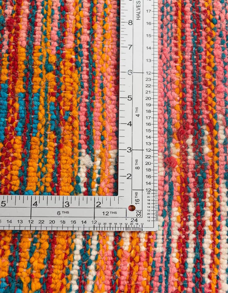 Detail image of 4' 10 x 8' 6  Hand Knotted Moroccan Wool Rug