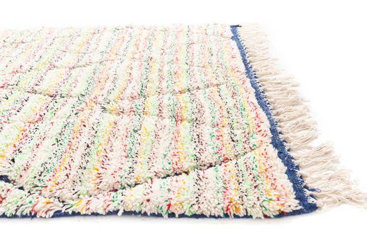 5' x 8' 5 Hand Knotted Moroccan Wool Rug