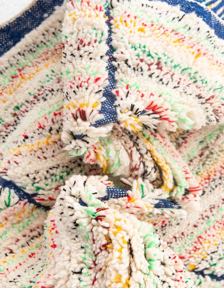 Detail image of 5' x 8' 5  Hand Knotted Moroccan Wool Rug