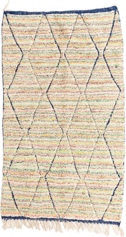Detail image of 5' x 8' 5 Hand Knotted Moroccan Wool Rug
