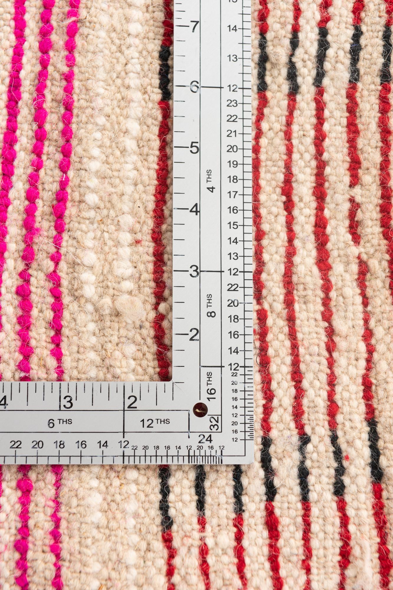 4' 9 x 8' 3 Hand Knotted Moroccan Wool Rug