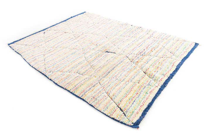 5' 7 x 7' 7 Hand Knotted Moroccan Wool Rug