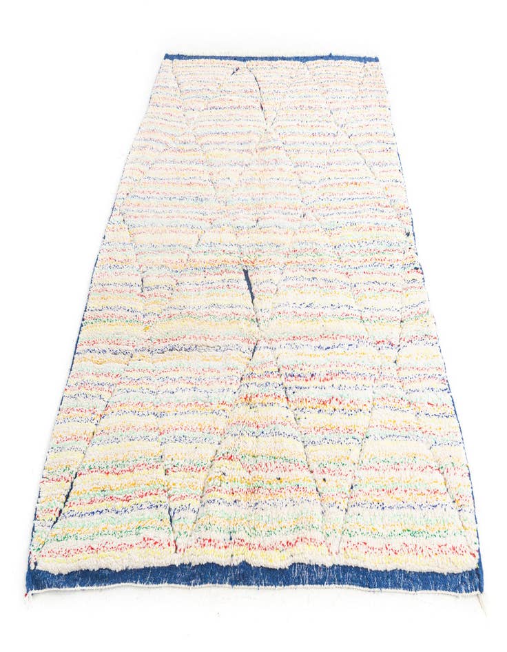 Detail image of 5' 7 x 7' 7 Hand Knotted Moroccan Wool Rug