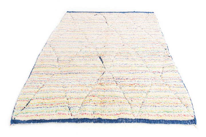 5' 7 x 7' 7 Hand Knotted Moroccan Wool Rug