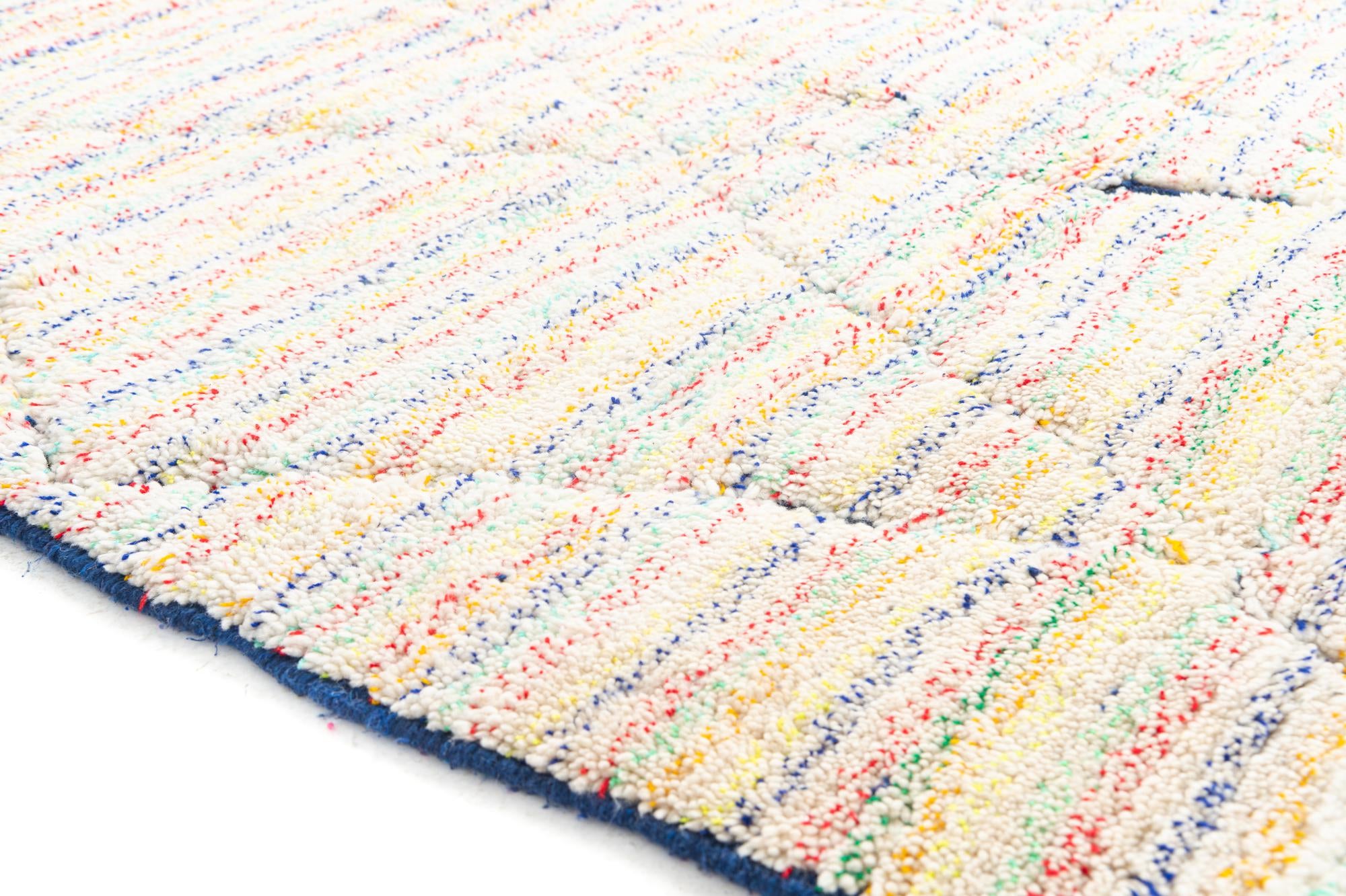 5' 7 x 7' 7 Hand Knotted Moroccan Wool Rug