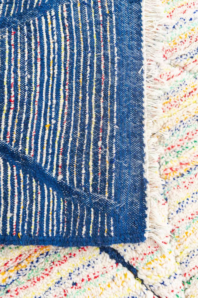 5' 7 x 7' 7 Hand Knotted Moroccan Wool Rug