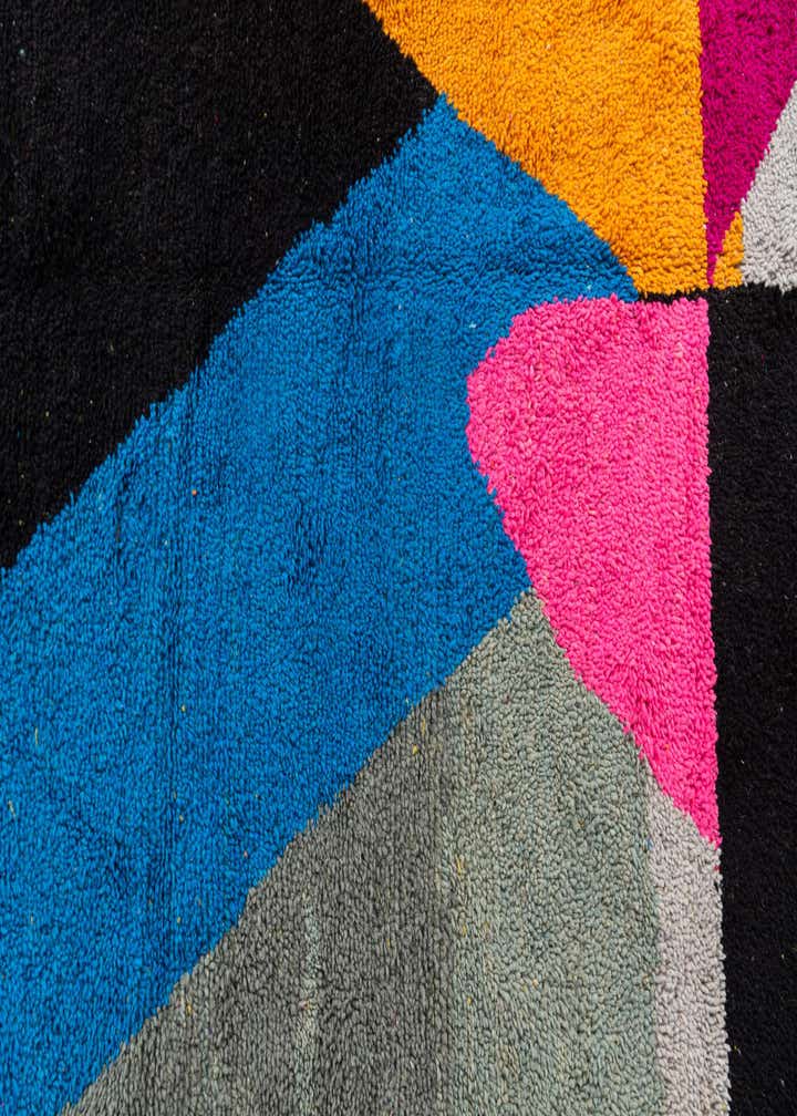 6' 7 x 9' 8 Hand Knotted Moroccan Wool Rug