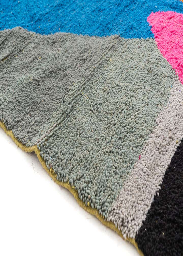 6' 7 x 9' 8 Hand Knotted Moroccan Wool Rug