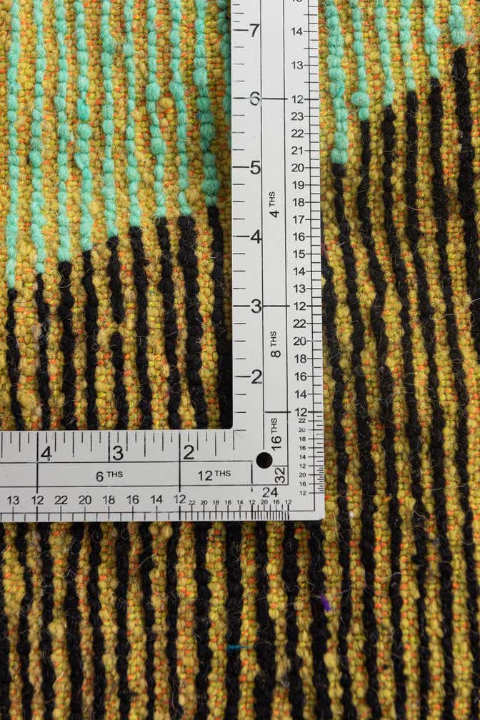 6' 7 x 9' 8 Hand Knotted Moroccan Wool Rug