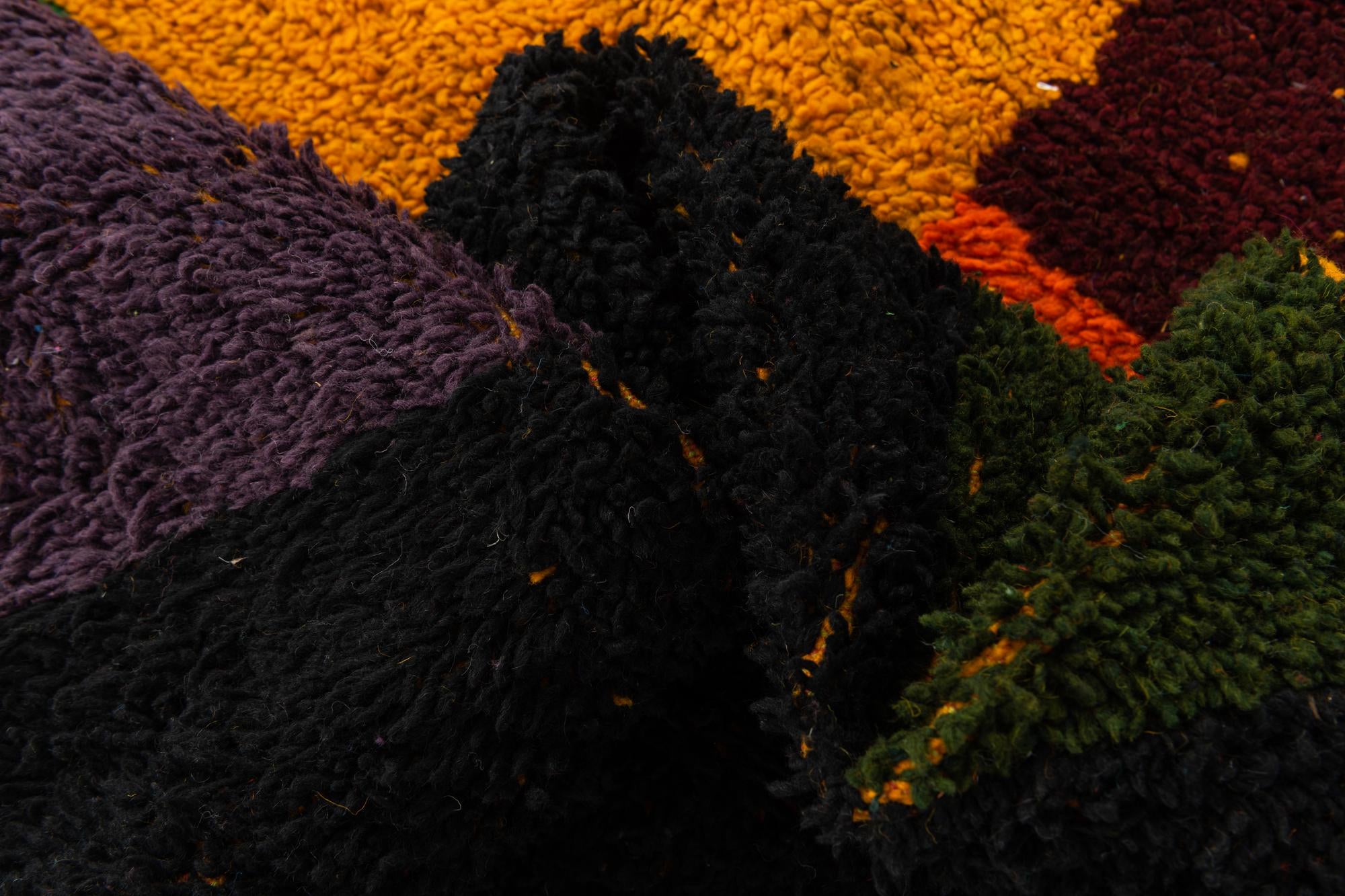 6' 6 x 9' 6 Hand Knotted Moroccan Wool Rug