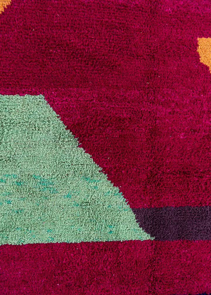 5' 5 x 8' Hand Knotted Moroccan Wool Rug