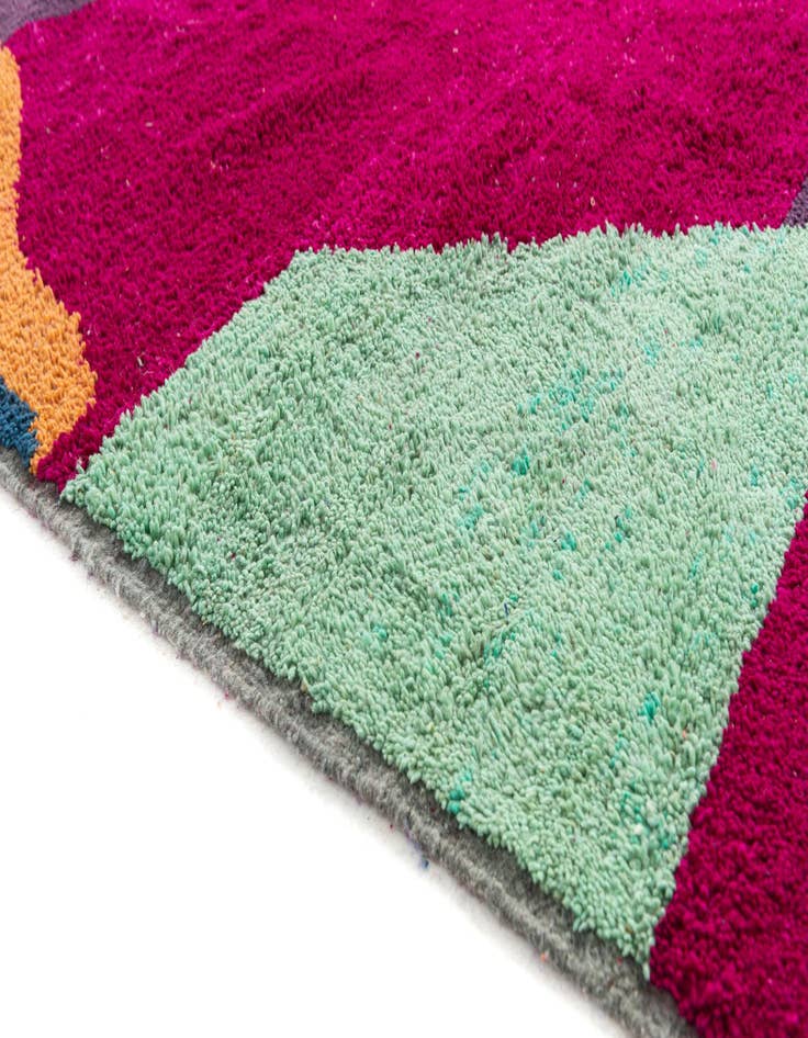 Detail image of 5' 5 x 8'  Hand Knotted Moroccan Wool Rug