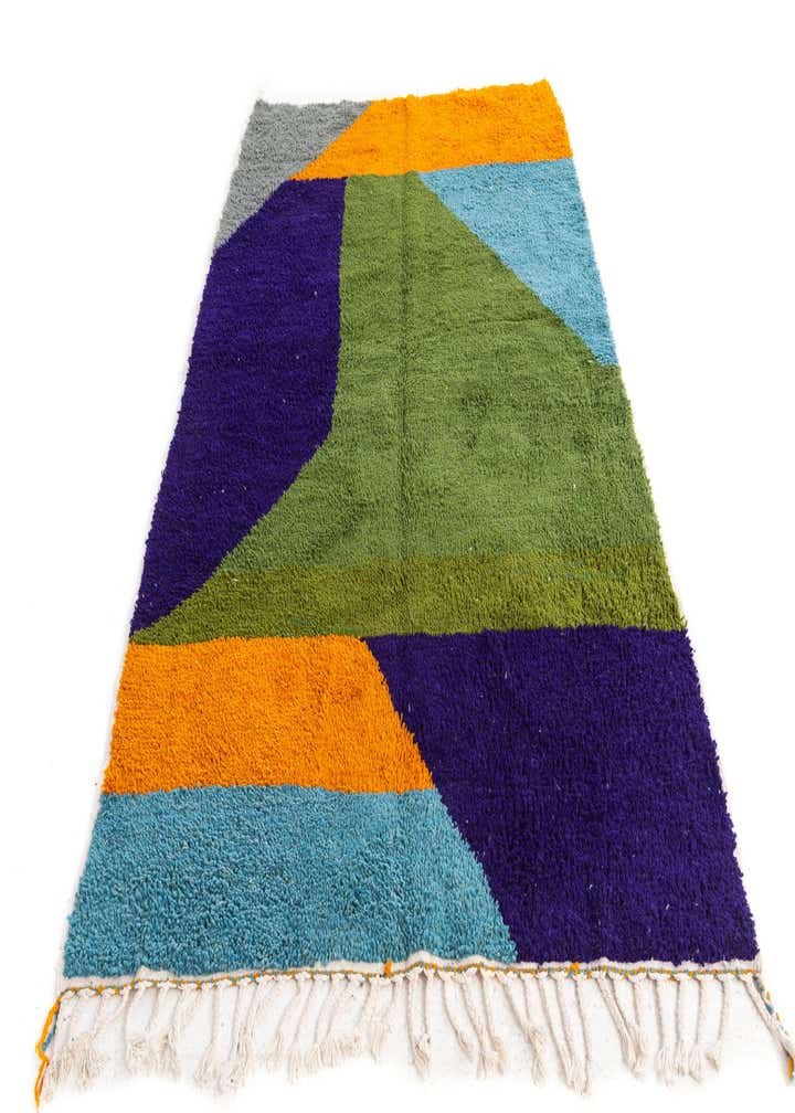 5' 4 x 7' 10 Hand Knotted Moroccan Wool Rug