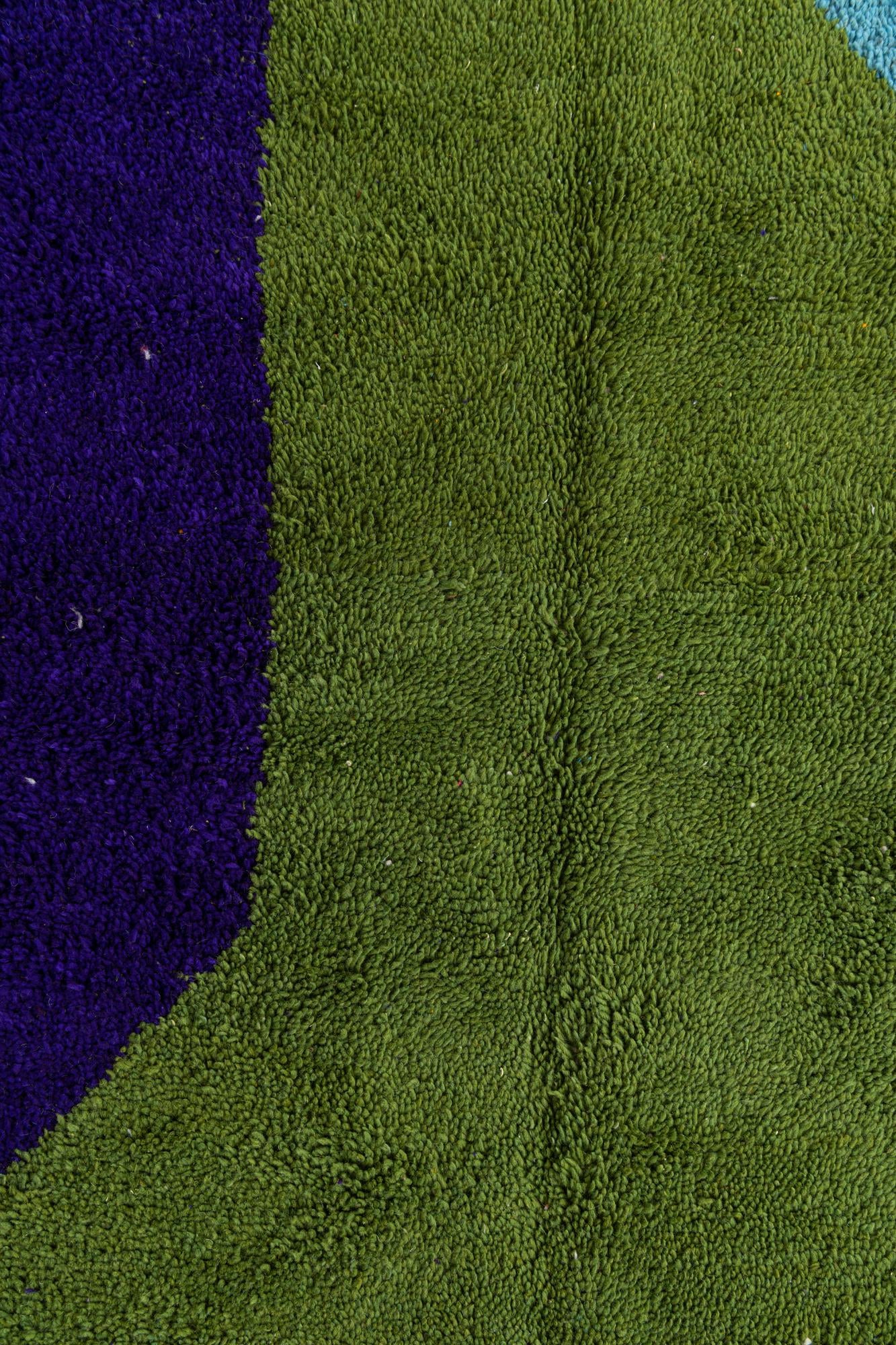 5' 4 x 7' 10 Hand Knotted Moroccan Wool Rug