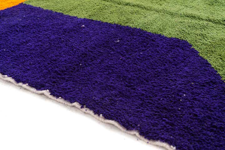 5' 4 x 7' 10 Hand Knotted Moroccan Wool Rug