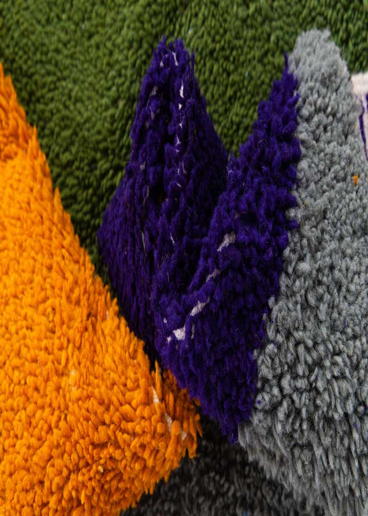 5' 4 x 7' 10 Hand Knotted Moroccan Wool Rug