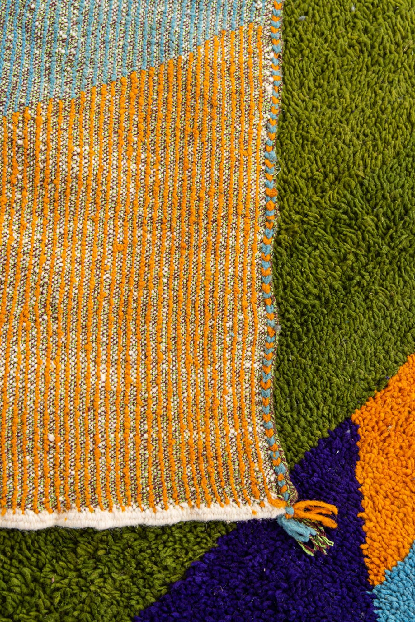 5' 2 x 7' 2 Hand Knotted Moroccan Wool Rug