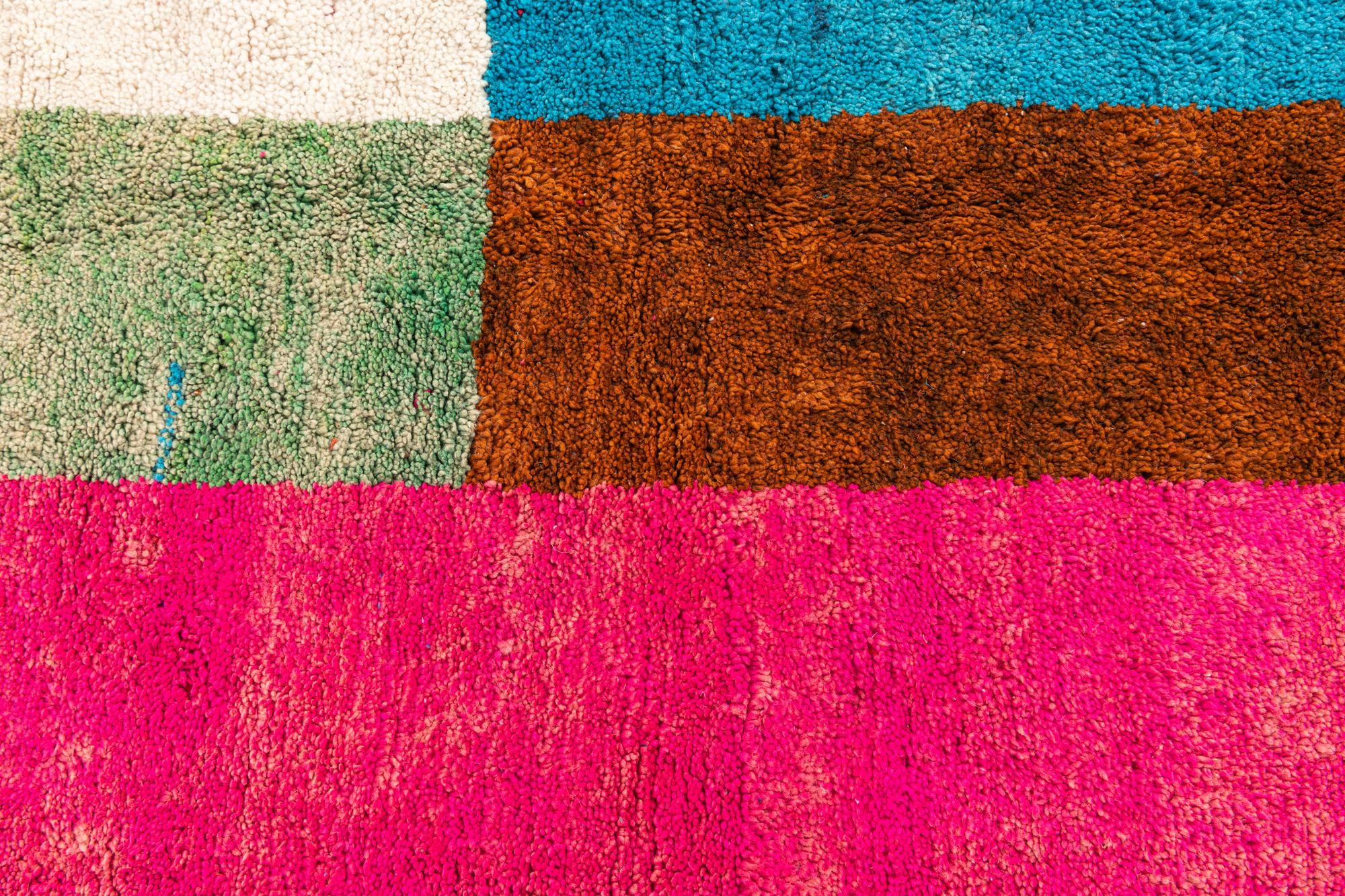 5' 2 x 7' 8 Hand Knotted Moroccan Wool Rug