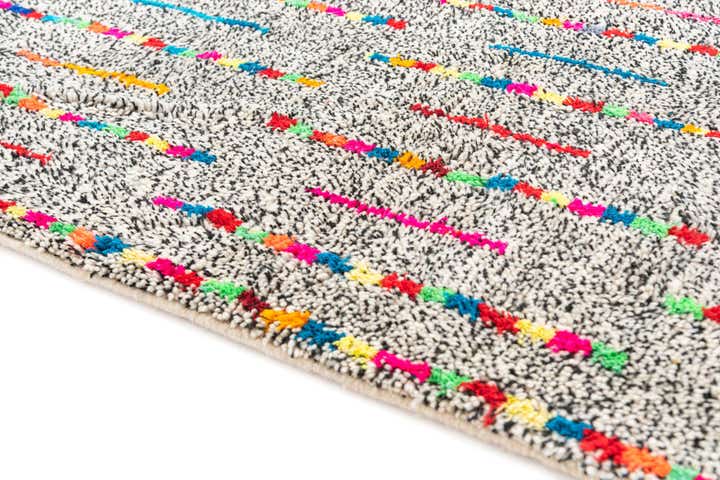 3' 4 x 4' 10 Hand Knotted Moroccan Wool Rug