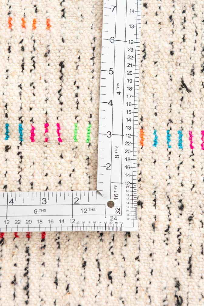 3' 4 x 4' 10 Hand Knotted Moroccan Wool Rug