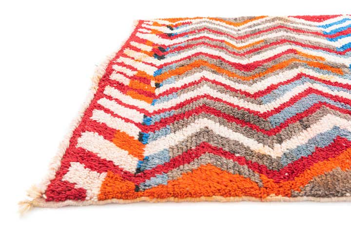 5' 5 x 7' 7 Hand Knotted Moroccan Wool Rug