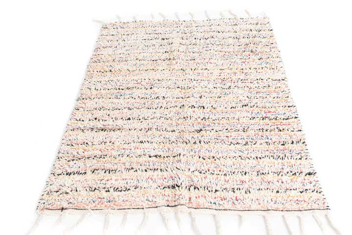 3' 10 x 5' 3 Hand Knotted Moroccan Wool Rug