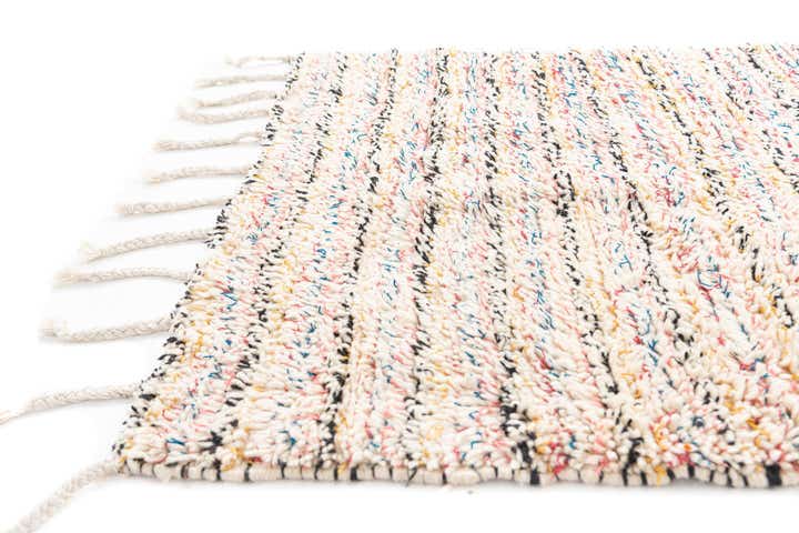 3' 10 x 5' 3 Hand Knotted Moroccan Wool Rug