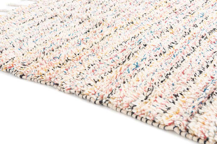 3' 10 x 5' 3 Hand Knotted Moroccan Wool Rug