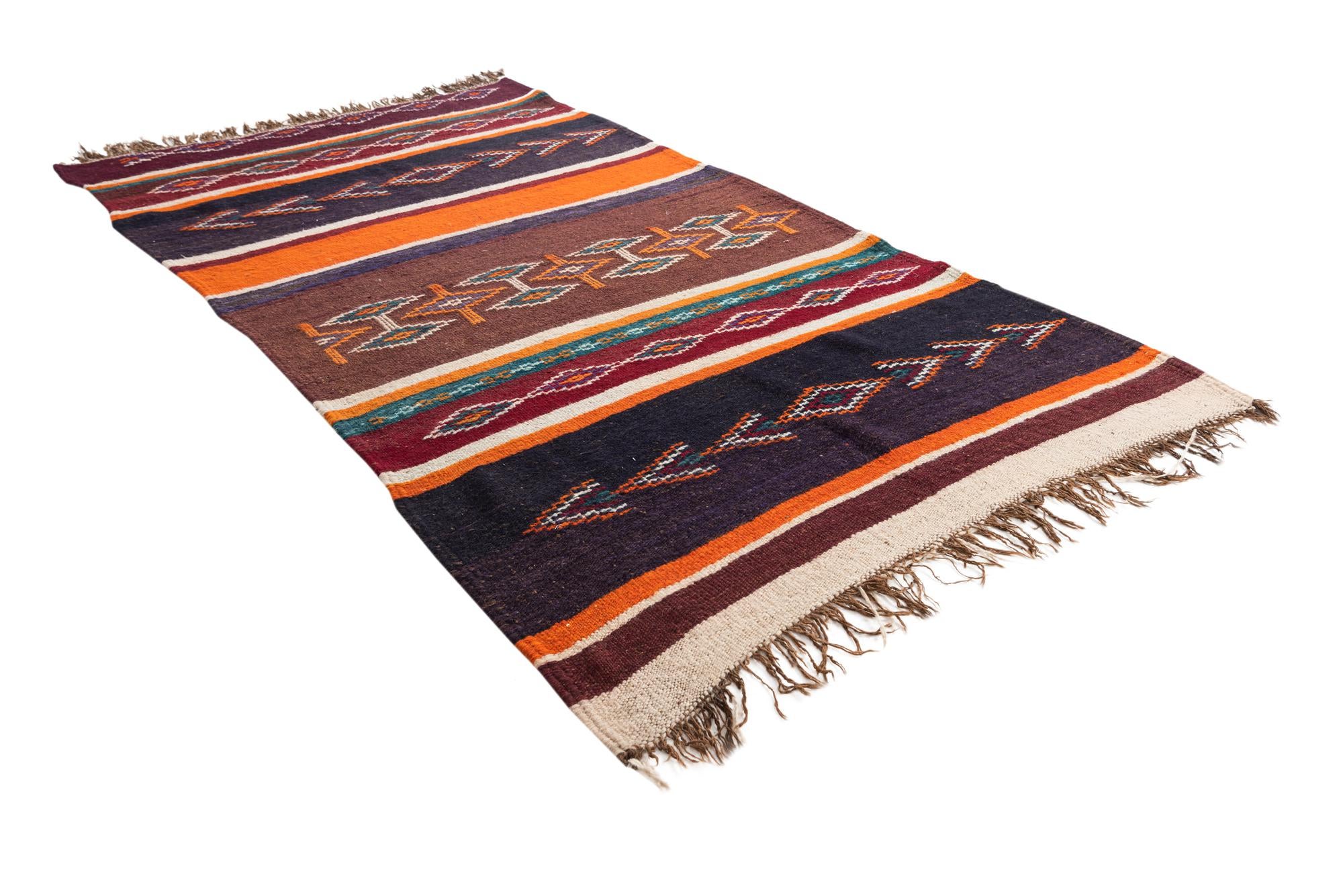 5' x 9' Hand Knotted Moroccan Wool Rug